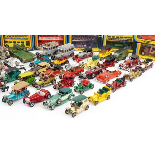 1626A - Vintage and later diecast vehicles, some with boxes including Corgi advertising and Dinky army vehic... 