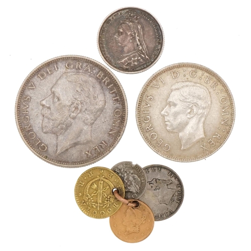 2092 - 17th century and later British and world coinage including United States of America 1853 gold one do... 