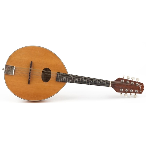 1684 - Ozark Professional eight string mandolin with paper label, 6.3cm in length