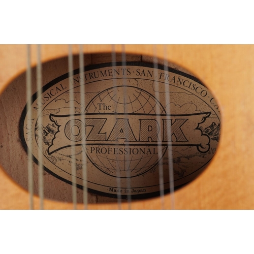 1684 - Ozark Professional eight string mandolin with paper label, 6.3cm in length