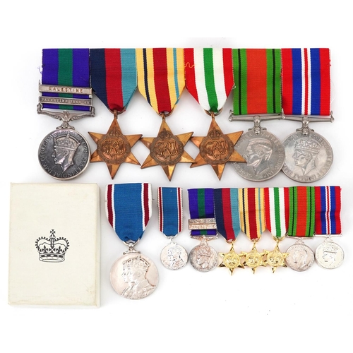 1811 - British military World War II seven medal group with dress medals including General Service medal wi... 