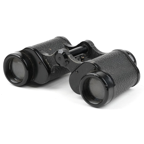 1892 - Pair of German military interest Dienstaglas 6 x 30 binoculars with unassociated case, the binocular... 