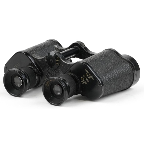 1892 - Pair of German military interest Dienstaglas 6 x 30 binoculars with unassociated case, the binocular... 