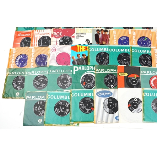 1713 - 45rpm records including The Beatles and The Rolling Stones