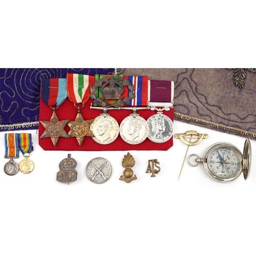 1813 - British military medal group relating to P J Cooper of The Royal Fusiliers including two tapestries,... 