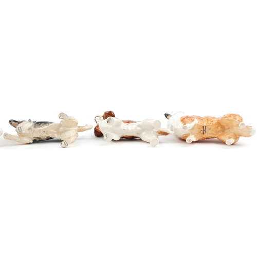 679 - Six Beswick collectable dogs including two Lochinvar of Lady Park Collies and King Charles Spaniel, ... 