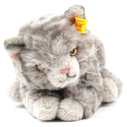 1608 - Steiff Kitty cat teddy bear, 24cm in length