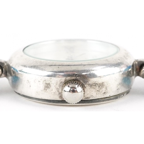 Marcel Drucker, ladies sterling silver and millefiori glass 
