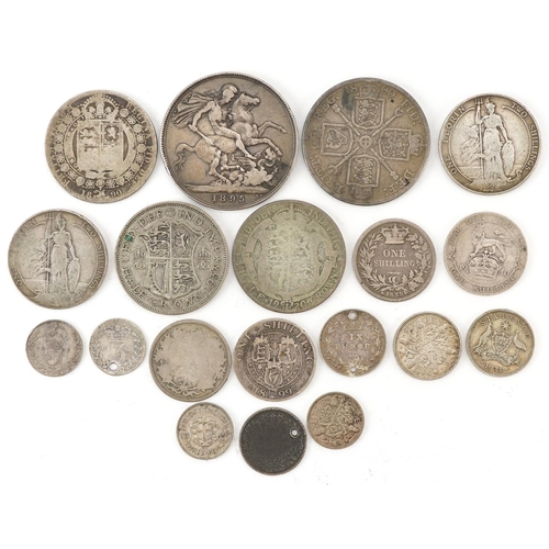 2074 - 19th century and later British and Australian coinage including 1895 and 1890 double florin, 149g