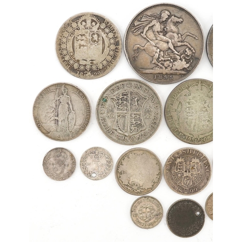 2074 - 19th century and later British and Australian coinage including 1895 and 1890 double florin, 149g