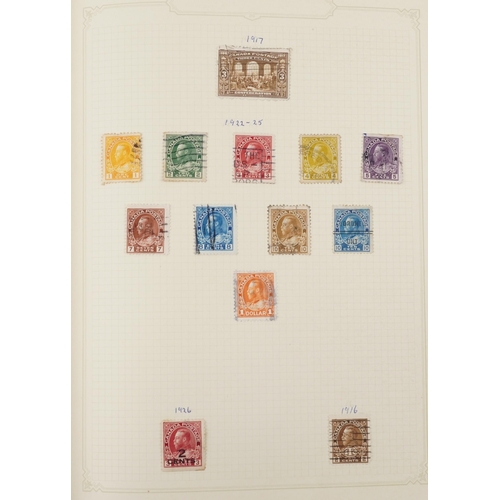 1755 - 19th century and later world stamps arranged in two stock books including Canada and United States o... 