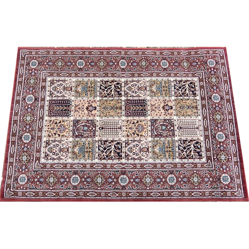 1221 - Pair of rectangular Persian style Valby Ruta rugs, each 195cm x 133cm