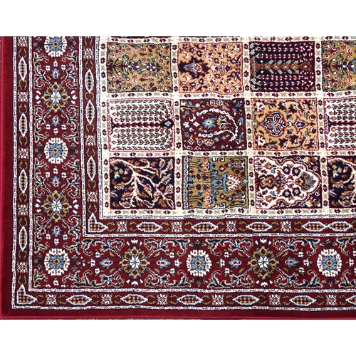 1221 - Pair of rectangular Persian style Valby Ruta rugs, each 195cm x 133cm