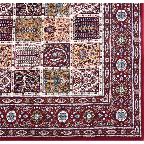 1221 - Pair of rectangular Persian style Valby Ruta rugs, each 195cm x 133cm