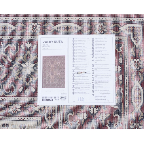 1221 - Pair of rectangular Persian style Valby Ruta rugs, each 195cm x 133cm