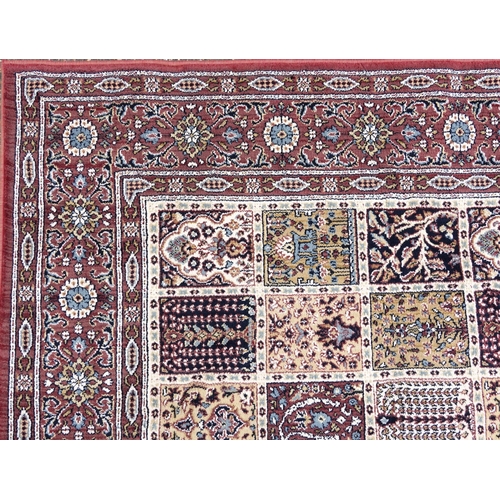 1221 - Pair of rectangular Persian style Valby Ruta rugs, each 195cm x 133cm