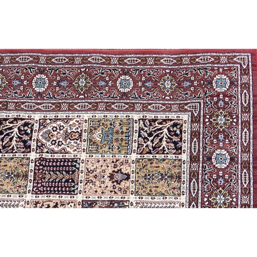 1221 - Pair of rectangular Persian style Valby Ruta rugs, each 195cm x 133cm