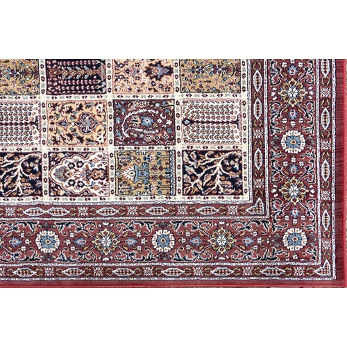 1221 - Pair of rectangular Persian style Valby Ruta rugs, each 195cm x 133cm