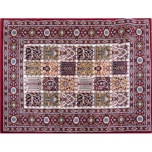 1221 - Pair of rectangular Persian style Valby Ruta rugs, each 195cm x 133cm