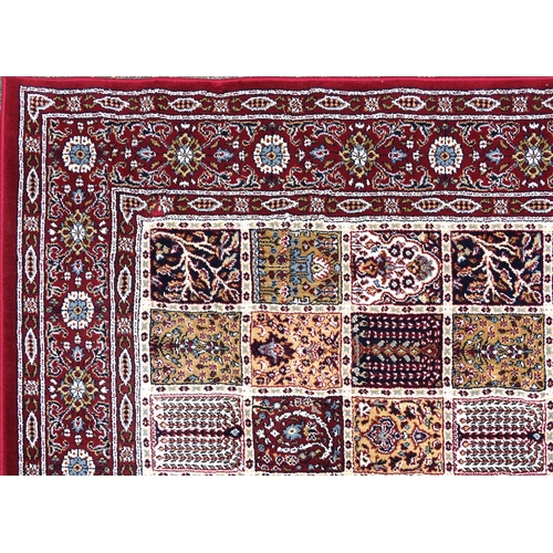 1221 - Pair of rectangular Persian style Valby Ruta rugs, each 195cm x 133cm