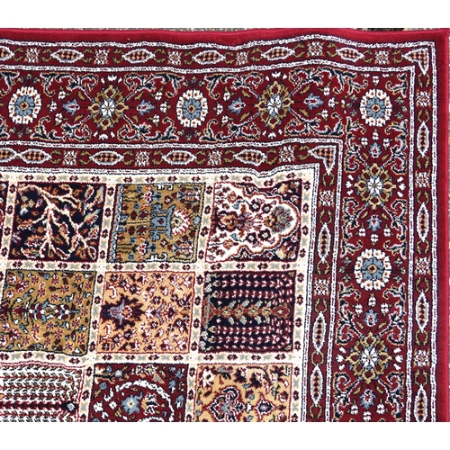 1221 - Pair of rectangular Persian style Valby Ruta rugs, each 195cm x 133cm