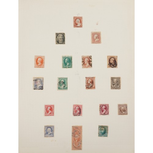 1755 - 19th century and later world stamps arranged in two stock books including Canada and United States o... 