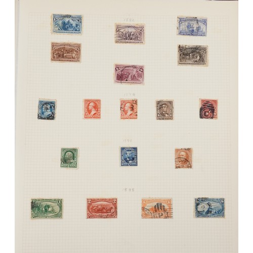 1755 - 19th century and later world stamps arranged in two stock books including Canada and United States o... 