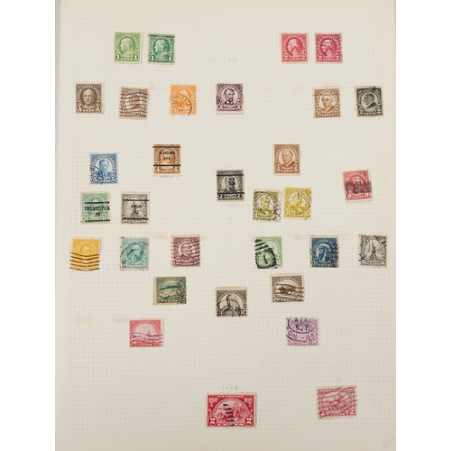 1755 - 19th century and later world stamps arranged in two stock books including Canada and United States o... 