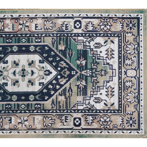 1224 - Three rectangular rugs including a floral Chinese red ground example, the largest 250cm x 80cm