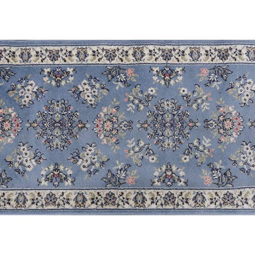 1224 - Three rectangular rugs including a floral Chinese red ground example, the largest 250cm x 80cm