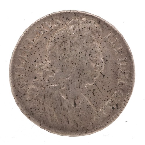 2060 - William III 1696 silver crown