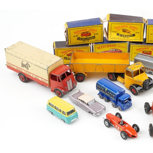 1610 - Vintage diecast vehicles, some with boxes, including Matchbox Series, Timpo Toys, Dinky Supertoys Gu... 