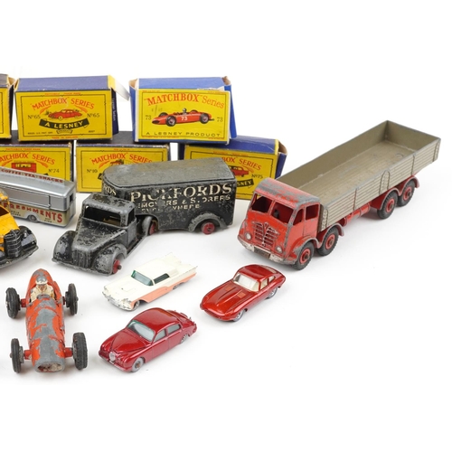 1610 - Vintage diecast vehicles, some with boxes, including Matchbox Series, Timpo Toys, Dinky Supertoys Gu... 