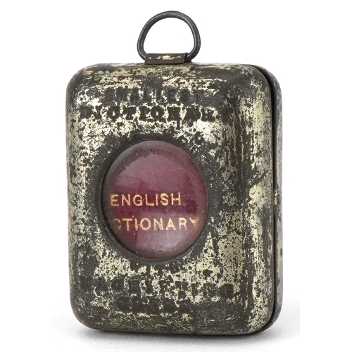 716 - The Smallest English Dictionary in the World published by David Bryce & Son Glasgow, with metal case... 