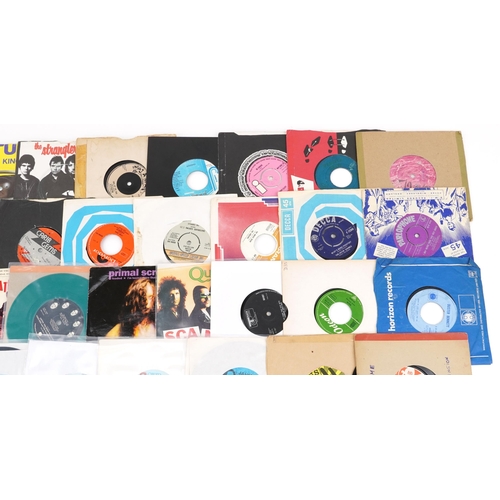 1275 - 45rpm records including Scandal, The Beatles and David Bowie