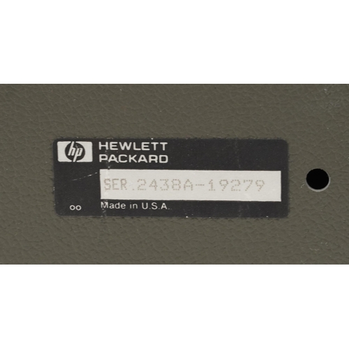 1455 - Vintage Hewlett Packard electrical power supplies and multi-meters comprising 6236B triple output po... 