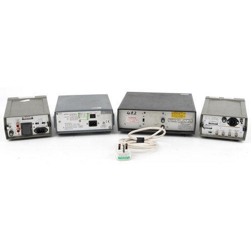 1460 - Four vintage electrical power supplies including Hewlett Packard 3311A function generator, Hewlett P... 