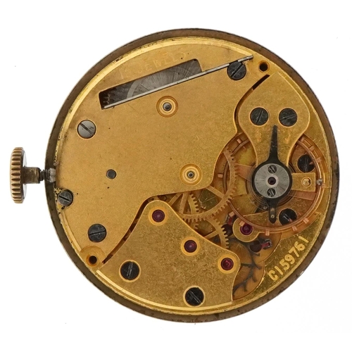 2175 - Smiths, gentlemen's Smiths Deluxe manual wind wristwatch having silvered and subsidiary dials with A... 