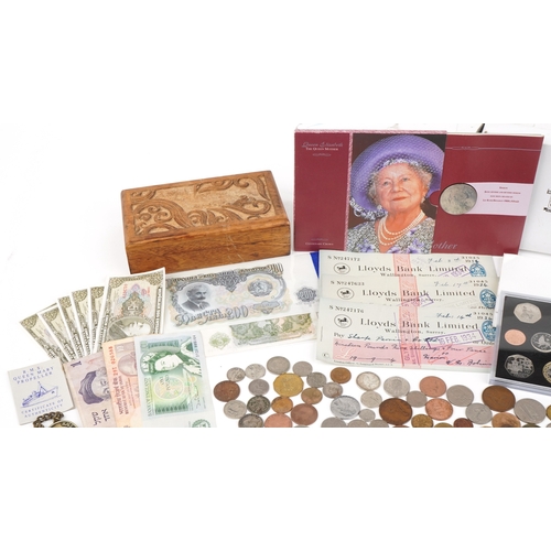 642 - Antique and later British and world coinage, tokens and ephemera including 2007 United Kingdom brill... 