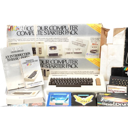 1553 - Commodore ZX Spectrum personal computer with accessories and games including 1530 Datasette unit