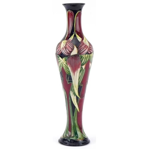 101 - Large Moorcroft pottery vase hand painted and tubelined in the Trinity pattern, designed by Philip G... 