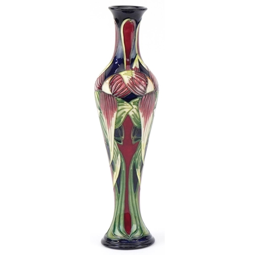 101 - Large Moorcroft pottery vase hand painted and tubelined in the Trinity pattern, designed by Philip G... 