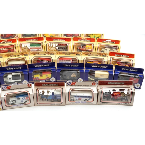 1558A - Large collection of Lledo model diecast vehicles, some advertising, including Sharps Super-Kreem Tof... 