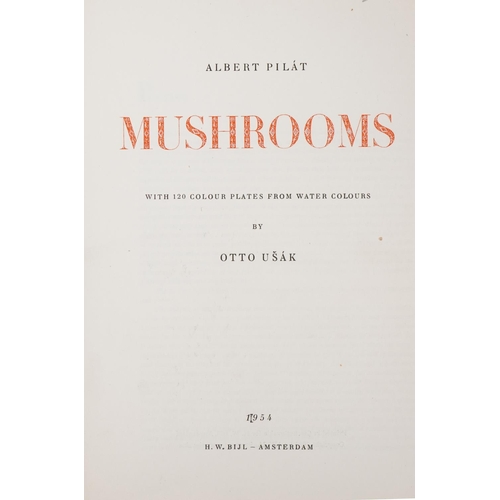 729 - Four botany interest hardback book s relating to mushrooms includingMushrooms & Truffles by R Singer... 