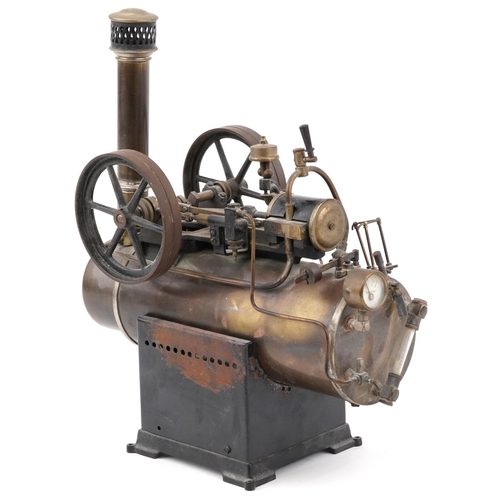 Early 20th century German station? zzz steam engine, 33cm in length