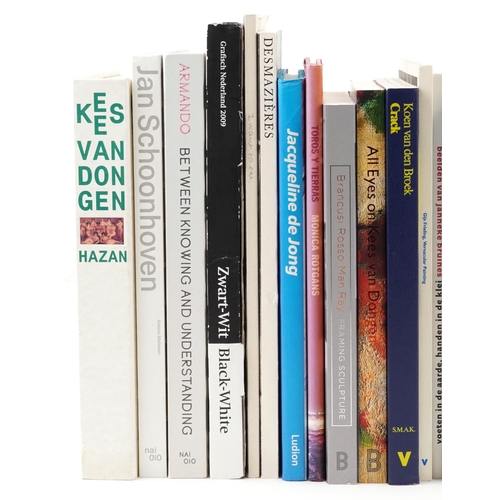 738 - Art reference books relating to 20th century artists including Van Dongen Sensory Spaces and Peter V... 