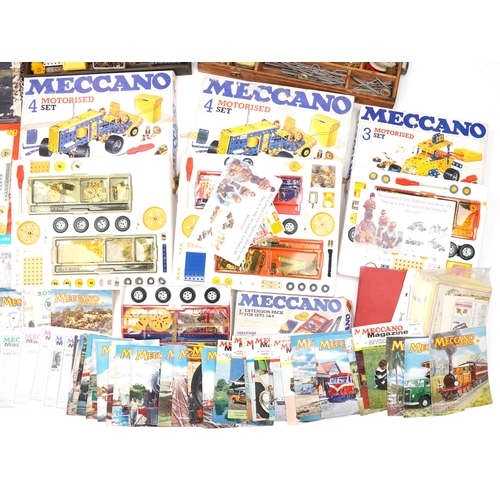 1554 - Extensive collection of Meccano tinplate construction toys including set numbers 07503 and 07504 wit... 