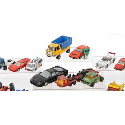 1563 - Extensive collection of vintage predominantly diecast and tinplate vehicles including Tonka, Corgi, ... 