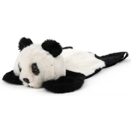 1522 - Vintage Merrythought pyjama case in the form of a panda, 61cm in length