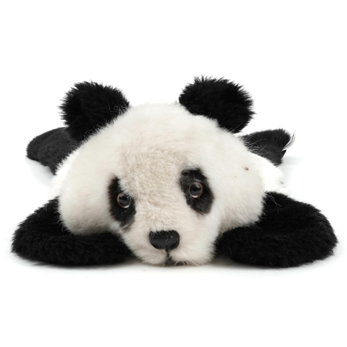 1522 - Vintage Merrythought pyjama case in the form of a panda, 61cm in length